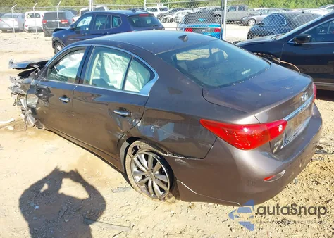 2015 Infiniti Q50 Premium из США, поврежденный, VIN JN1BV7AR0FM414576